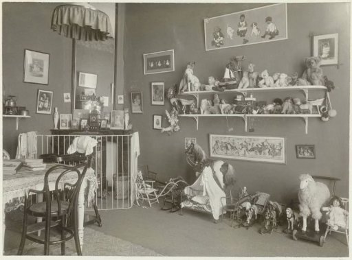 Room with a children's corner in the country house De Wildbaan, Driebergen