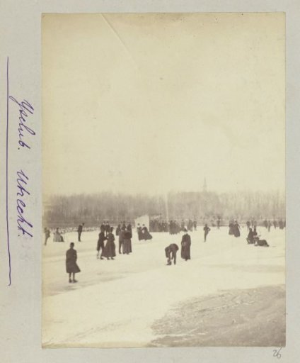People skating on the ice