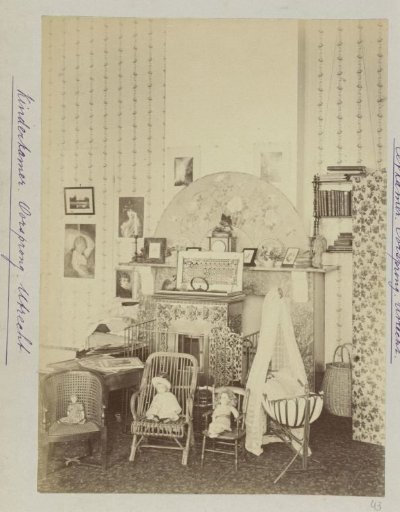 Children's room in the townhouse De Oorsprong in Utrecht