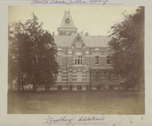 Rear view of the country house Dijnselburg