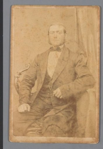 Portrait of a man with sideburns