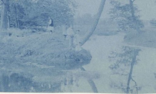 Company by a River, Possibly in the United States