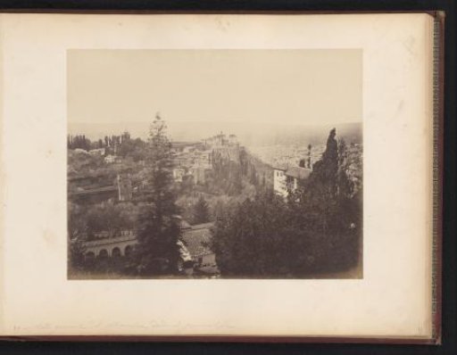 View of the Alhambra and the Generalife Palace, Granada, Spain