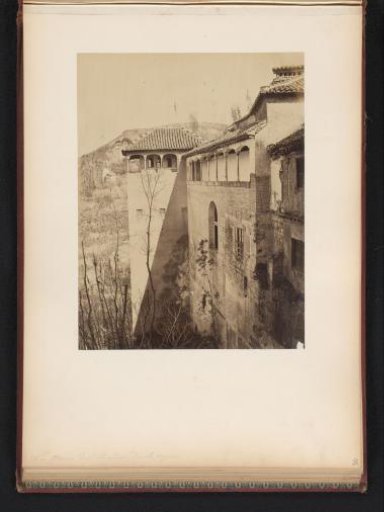 View of the exterior of the Peinador de la Reina in the Alhambra, Granada, Spain