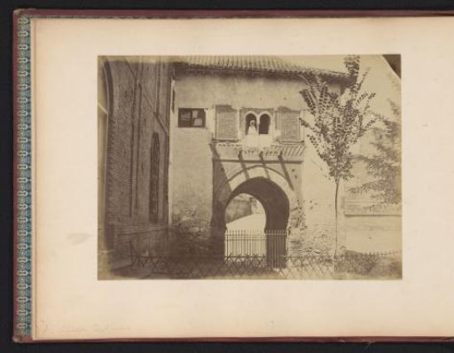 View of the Puerta del Vino in the Alhambra, Granada, Spain