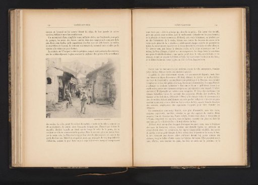 View of a district with smithies in Constantine, Algeria