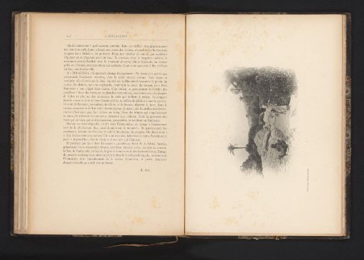 Two children by a water feature near El Kantara, Algeria