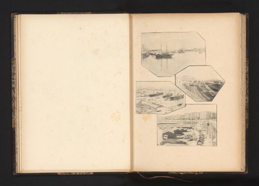 Four Views of the Port and the Surroundings of the Port of Algiers, Algeria