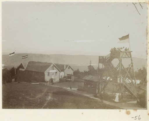 View of the 'Preussischer Gasthof', Inselsberg near Brotterode in the Harz