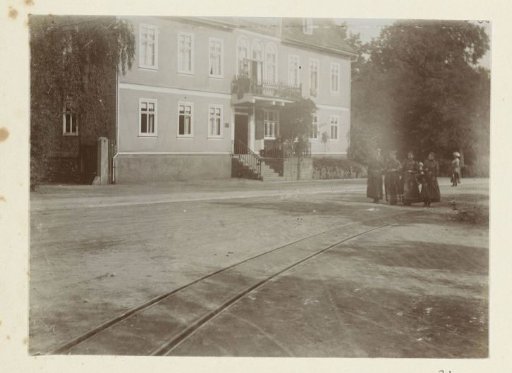 View of a hotel or Gasthof during a holiday in the Harz