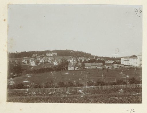 View of a town in the Harz