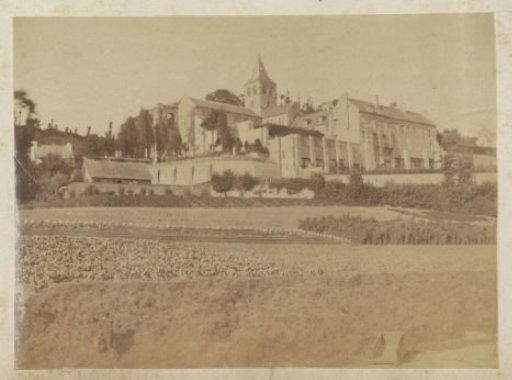 View of the abbey of Graville