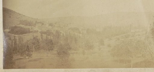 Rolling landscape with trees in France