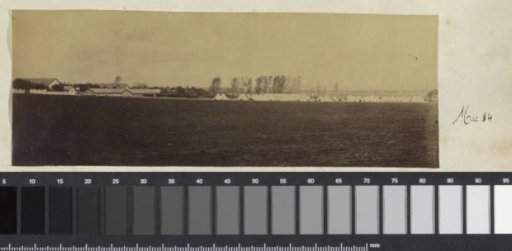 View of a military camp in France