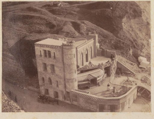 Exterior of a villa in Saint-Jouin-Bruneval, seen from above
