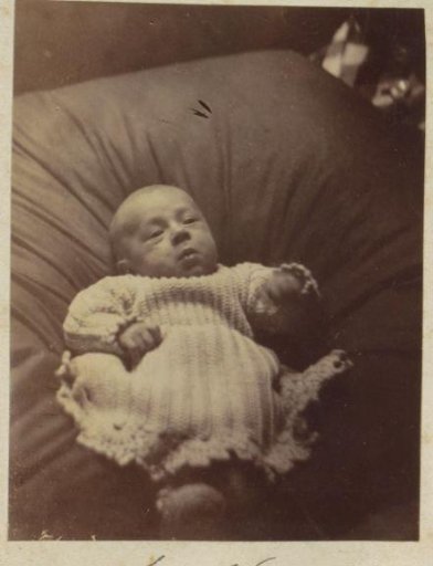 Portrait of an unknown French baby