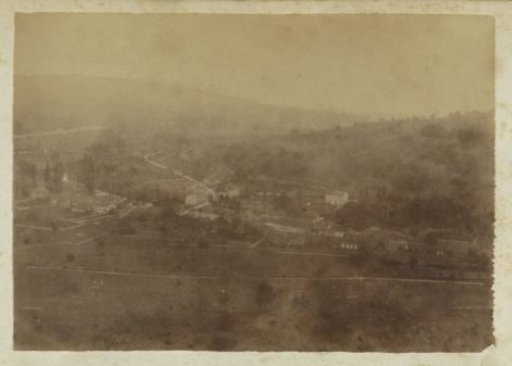 View of a Village in a Rolling Landscape in France