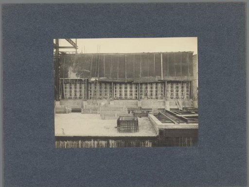 Factory under construction in the port of Rotterdam