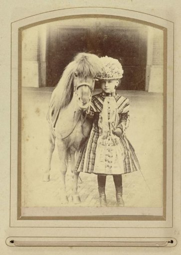 Portrait of Princess Wilhelmina with a Pony
