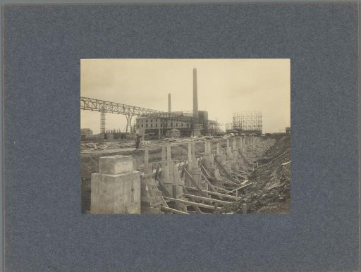 Foundation for the coal storage of the gasworks in the Keilehaven
