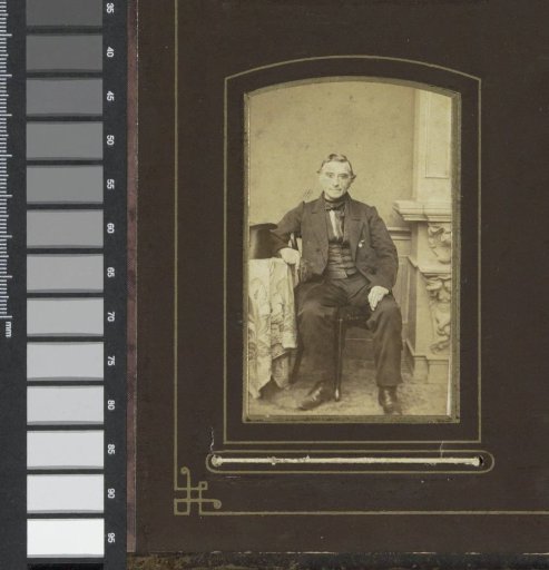 Portrait of a Man with a Top Hat, Seated