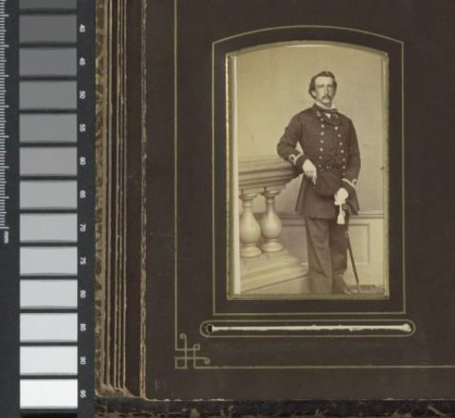 Portrait of a Man in a Military Uniform, Standing