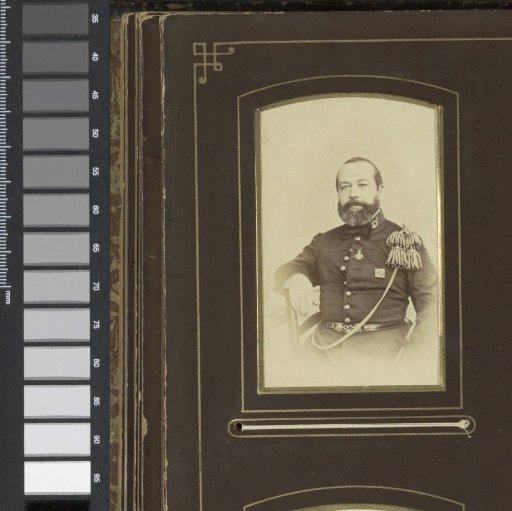 Portrait of a man in a military uniform
