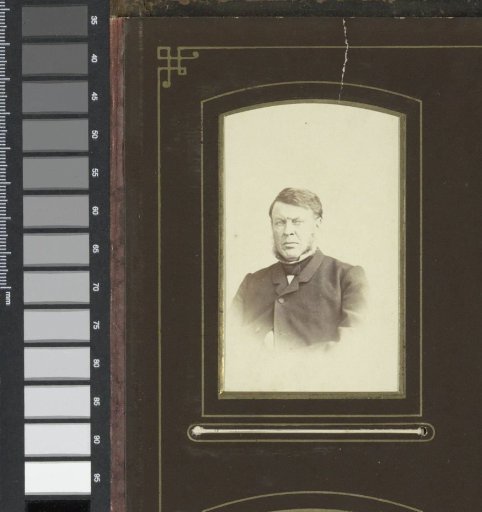 Portrait of a man with sideburns