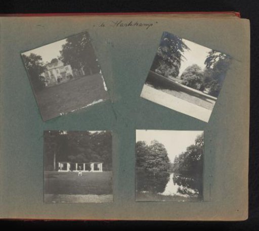 Four views of the Hartekamp and the surrounding estate in Heemstede