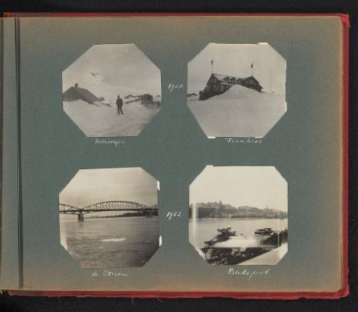 Joan Boelen in Norway and Finland, and two views of the Danube in Budapest