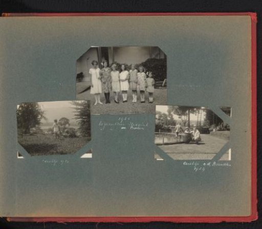 Carel Matthes in Indonesia and a group portrait of the Hissink sisters with Eva and Hetty Boelen