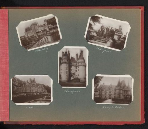 Views of the Castles of Villandry, Langeais, Ussé, and Azay-le-Rideau