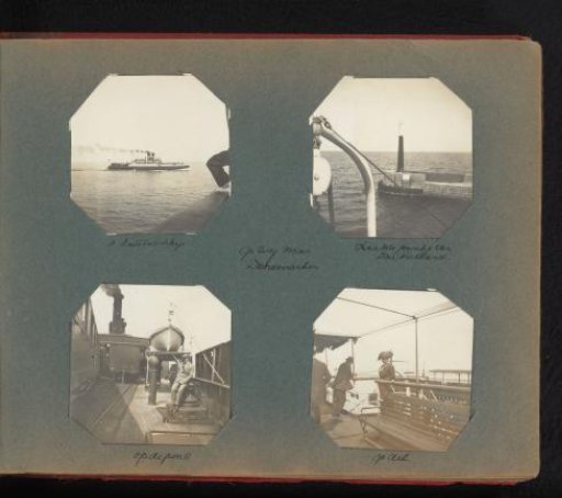 Joan and Charlotte Boelen on a steamship to Denmark