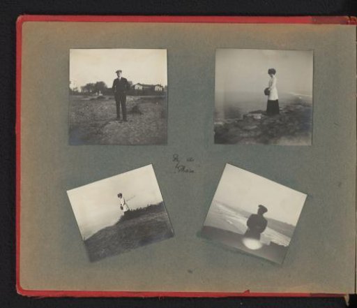 Joan and Charlotte Boelen at the Biarritz lighthouse