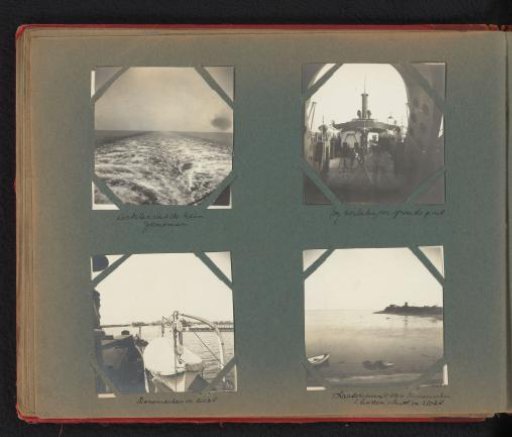 Joan and Charlotte Boelen on a steamship to Denmark