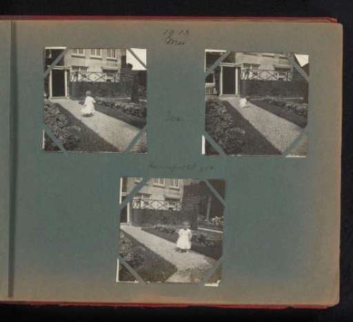 Three Scenes with Eva Boelen in the Garden of Keizersgracht 756 in Amsterdam