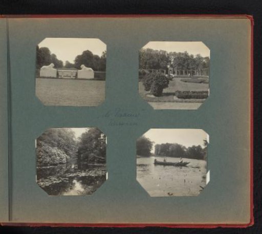 Four views of the estate at Huize De Paauw in Wassenaar