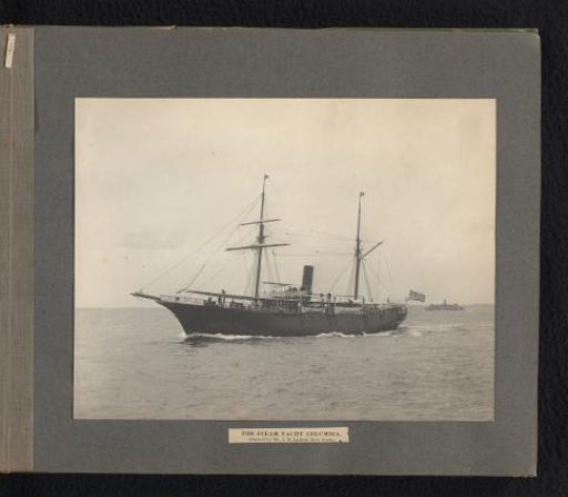 Steamship 'Columbia' on a River