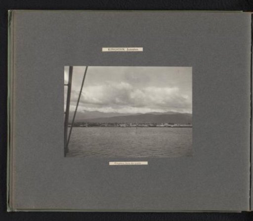 View of Kingston, Jamaica, from the Columbia