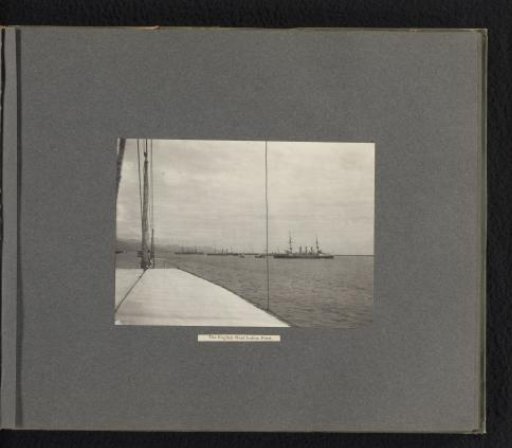 View of the British West Indian fleet at Jamaica
