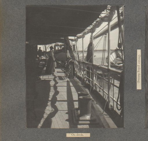 Deck of the sloop Columbia