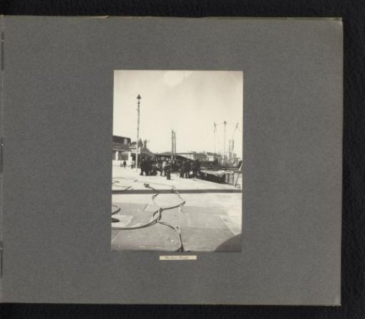 View of a quay at Machina Wharf, Havana