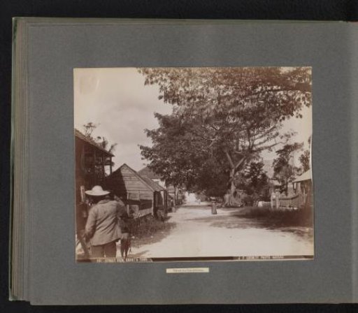 Street view in Grant Town on the island of Grand Bahama