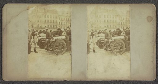 At the automobile exhibition for the Kursaal in Ostend