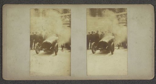At the automobile exhibition for the Kursaal in Ostend