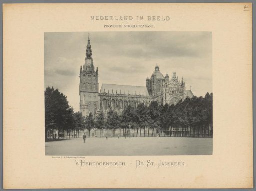View of the St. John's Cathedral in 's-Hertogenbosch