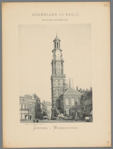 View of the Wijnhuistoren in Zutphen