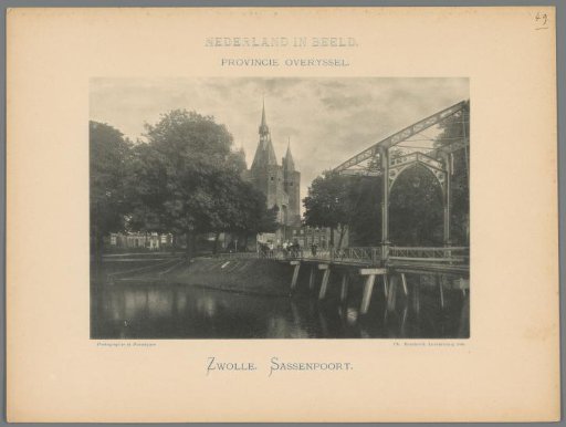 View of the Sassenpoort in Zwolle