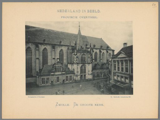 View of the Grote Kerk in Zwolle