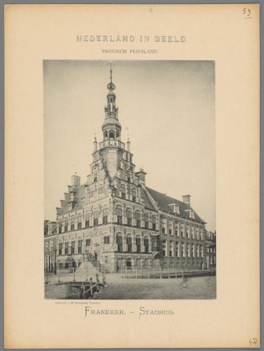 View of the Town Hall of Franeker